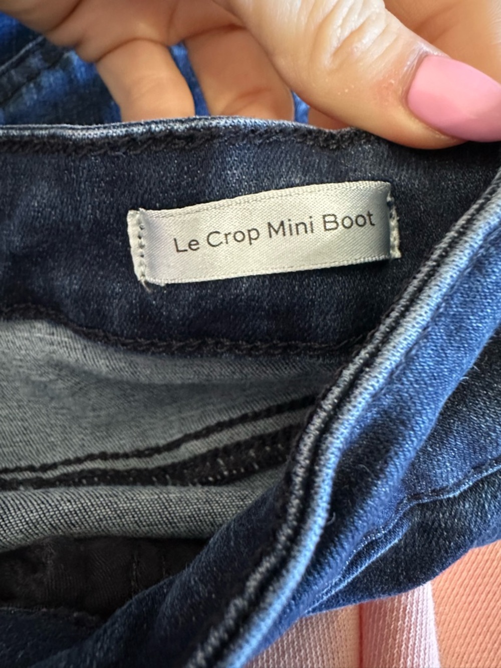 Frame Le Crop Mini Boot High Rise Jeans Size 27 - Picture 7 of 7